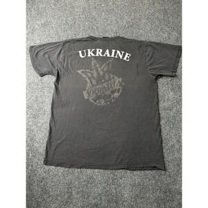 Mens FIFA World Cup Germany 2006 Ukraine Soccer Graphic T Shirt, Size XXL